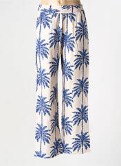 Pantalon droit bleu SUZZY & MILLY pour femme seconde vue