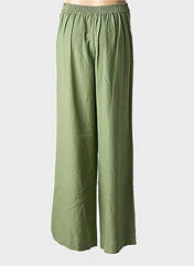 Pantalon droit vert PIECES pour femme seconde vue
