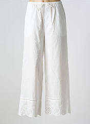 Pantalon large blanc GRACE & MILA pour femme seconde vue