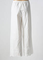 Pantalon large blanc GRACE & MILA pour femme seconde vue