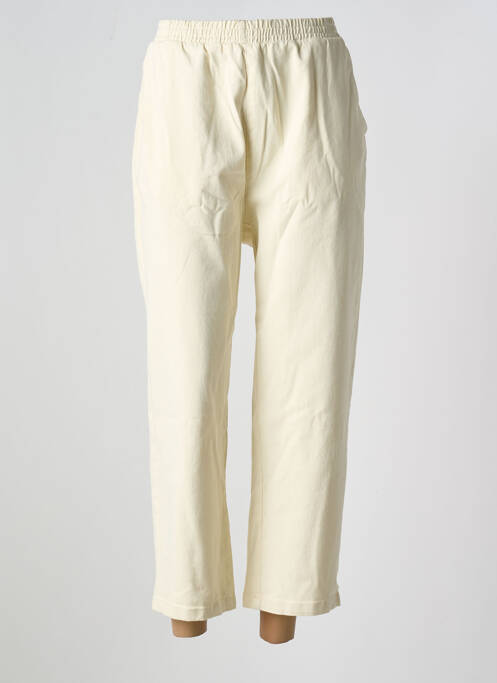 Pantalon 7/8 beige ICHI pour femme