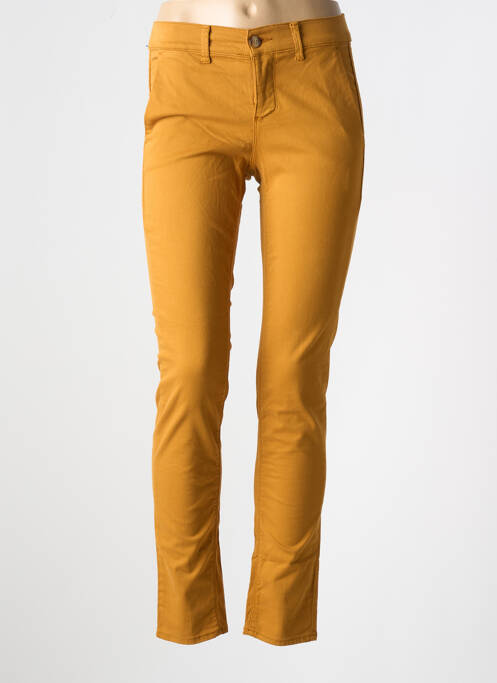 Pantalon chino orange HAPPY pour femme