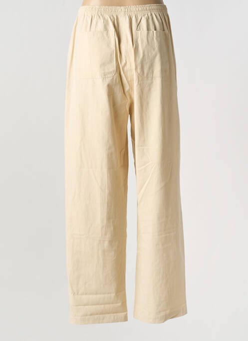 Pantalon droit beige GRACE & MILA pour femme