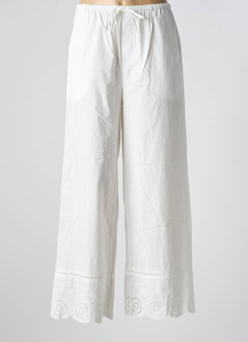 Pantalon large blanc GRACE & MILA pour femme