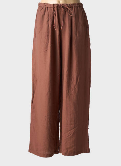 Pantalon large marron ARTLOVE pour femme