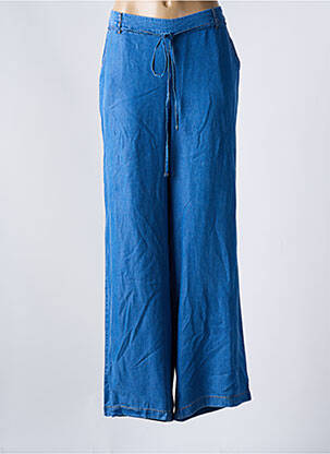 Jeans coupe large poches bleu B.YOUNG femme