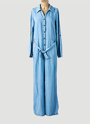 Combi-pantalon fermeture boutonnée sur le devant manches longues bleu VILA femme