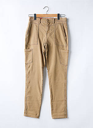 Pantalon slim poches beige STREET ONE femme