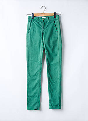 Pantalon slim poches vert HAPPY femme
