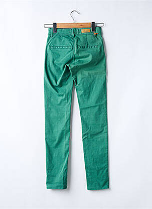 Pantalon slim poches vert HAPPY femme