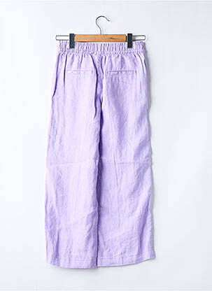 Pantalon 7/8 taille élastique violet STREET ONE femme