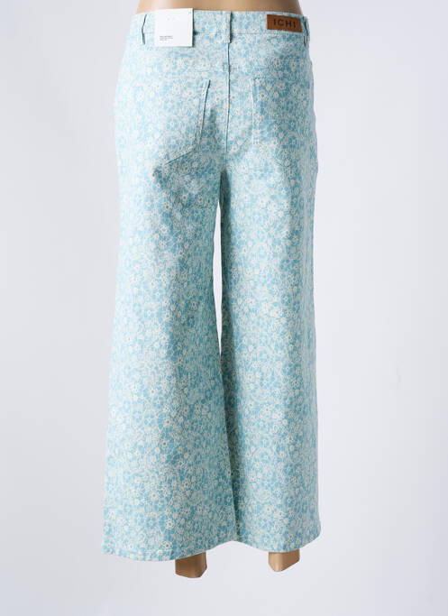 Pantalon 7/8 bleu ICHI pour femme