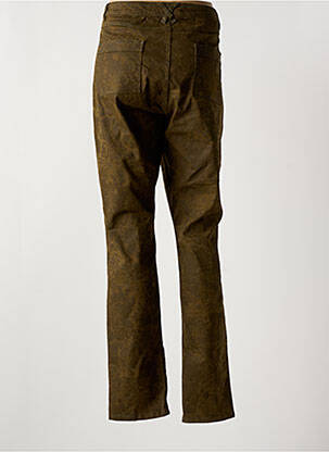 Pantalon slim tissage popeline taille normale marron MADO ET LES AUTRES femme