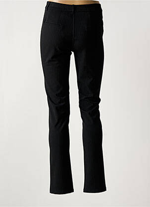 Pantalon slim stretch taille haute noir I.QUING femme
