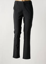 Pantalon chino fermeture zippée sous rabat boutonné taille normale gris I.QUING femme
