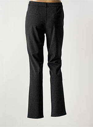 Pantalon chino fermeture zippée sous rabat boutonné taille normale gris I.QUING femme