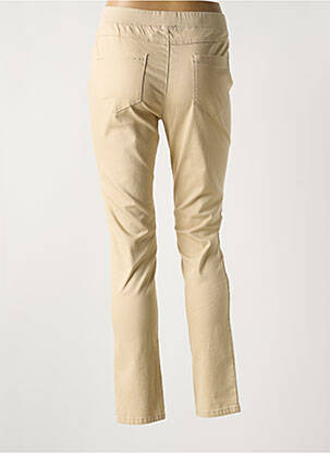 Jegging tissage denim taille normale beige I.QUING femme