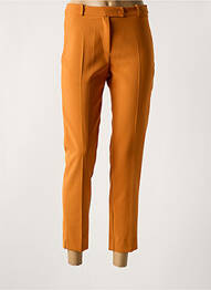 Pantalon 7/8 taille haute taille haute orange HIPPOCAMPE femme