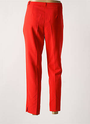 Pantalon 7/8 taille à pinces taille normale orange HIPPOCAMPE femme