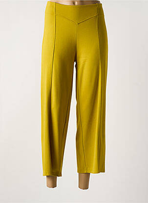 Pantalon 7/8 stretch vert MALOKA femme