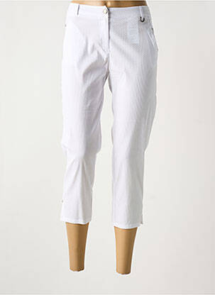 Pantacourt stretch taille normale blanc MADO ET LES AUTRES femme