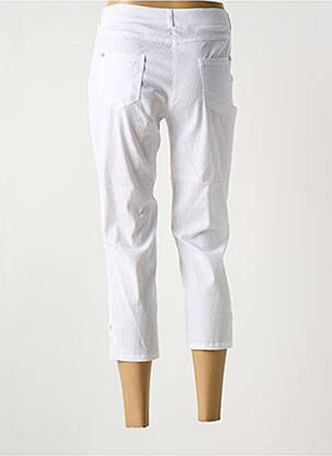 Pantacourt stretch taille normale blanc MADO ET LES AUTRES femme