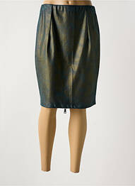 Jupe mi-longue stretch vert REVD'ELLE femme
