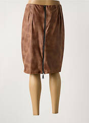 Jupe mi-longue marron REVD'ELLE pour femme seconde vue