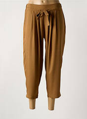 Pantalon 7/8 marron QUATRE VINGT JOURS pour femme seconde vue
