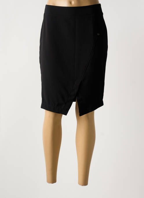 Jupe mi-longue noir MADO ET LES AUTRES pour femme