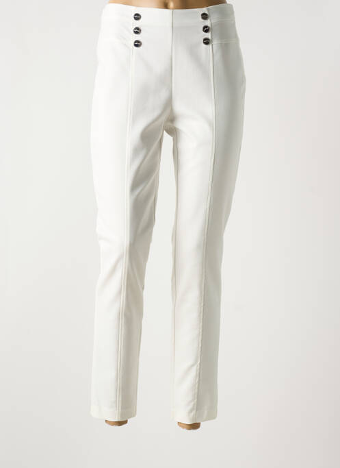 Pantalon 7/8 blanc JUS D'ORANGE pour femme