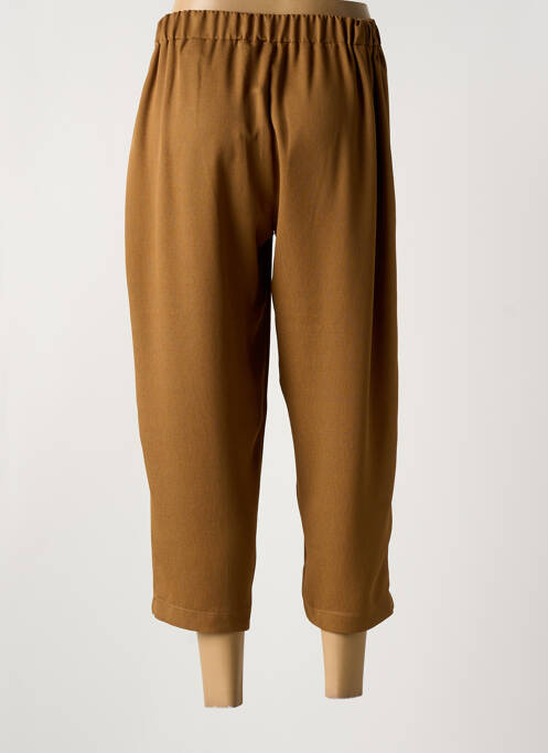 Pantalon 7/8 marron QUATRE VINGT JOURS pour femme