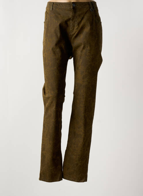 Pantalon slim marron MADO ET LES AUTRES pour femme