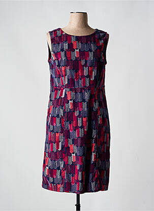 Robe mi-longue sans manche sans manche bleu LILY & ME femme