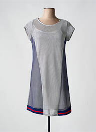 Robe courte manches courtes manches courtes bleu SMASH WEAR femme