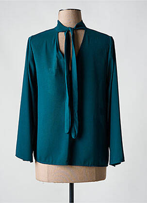 Blouse manches 3/4 manches 3/4 vert GARCONNE femme