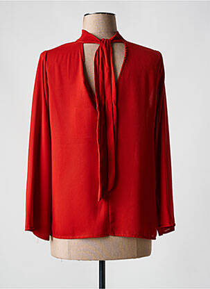 Blouse manches 3/4 manches 3/4 orange GARCONNE femme