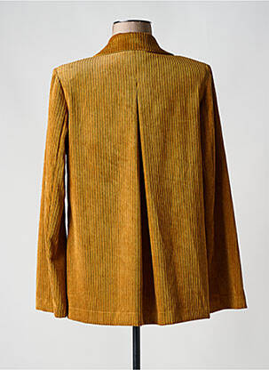 Blazer coupe cintrée jaune QUATRE VINGT JOURS femme