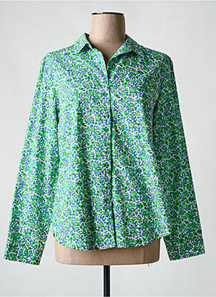 Chemisier vert FREDA pour femme