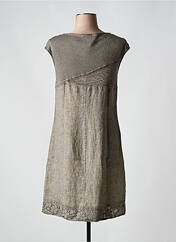 Robe courte gris MALOKA pour femme seconde vue