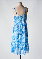 Robe mi-longue bleu JUS D'ORANGE pour femme seconde vue