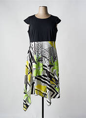 Robe mi-longue noir MALOKA pour femme seconde vue