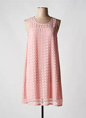 Robe mi-longue rose SMASH WEAR pour femme seconde vue