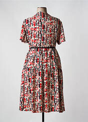 Robe mi-longue rouge BELLA BLUE pour femme seconde vue