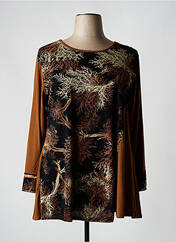 T-shirt marron PURPLEROSE pour femme seconde vue