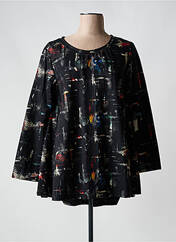 Tunique manches longues noir BELLA BLUE pour femme seconde vue