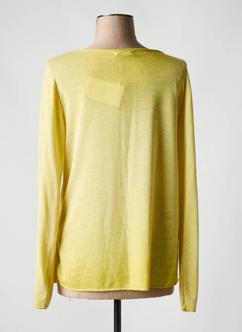 Pull jaune ANDROMEDE pour femme