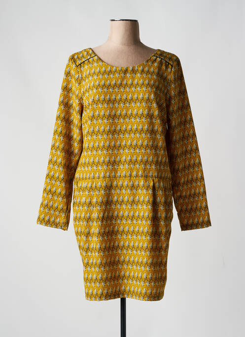 Robe courte jaune LES FILLES DE NEAUX pour femme