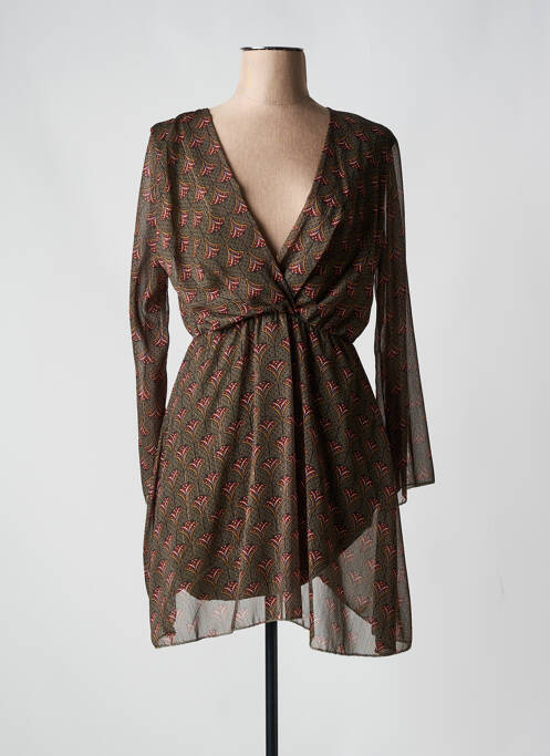 Robe courte vert GARCONNE pour femme