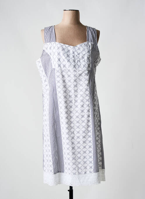 Robe mi-longue bleu FIGURE LIBRE pour femme